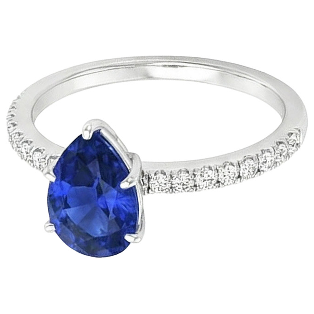 echter round diamant 3.75Karat ring Seitenansicht