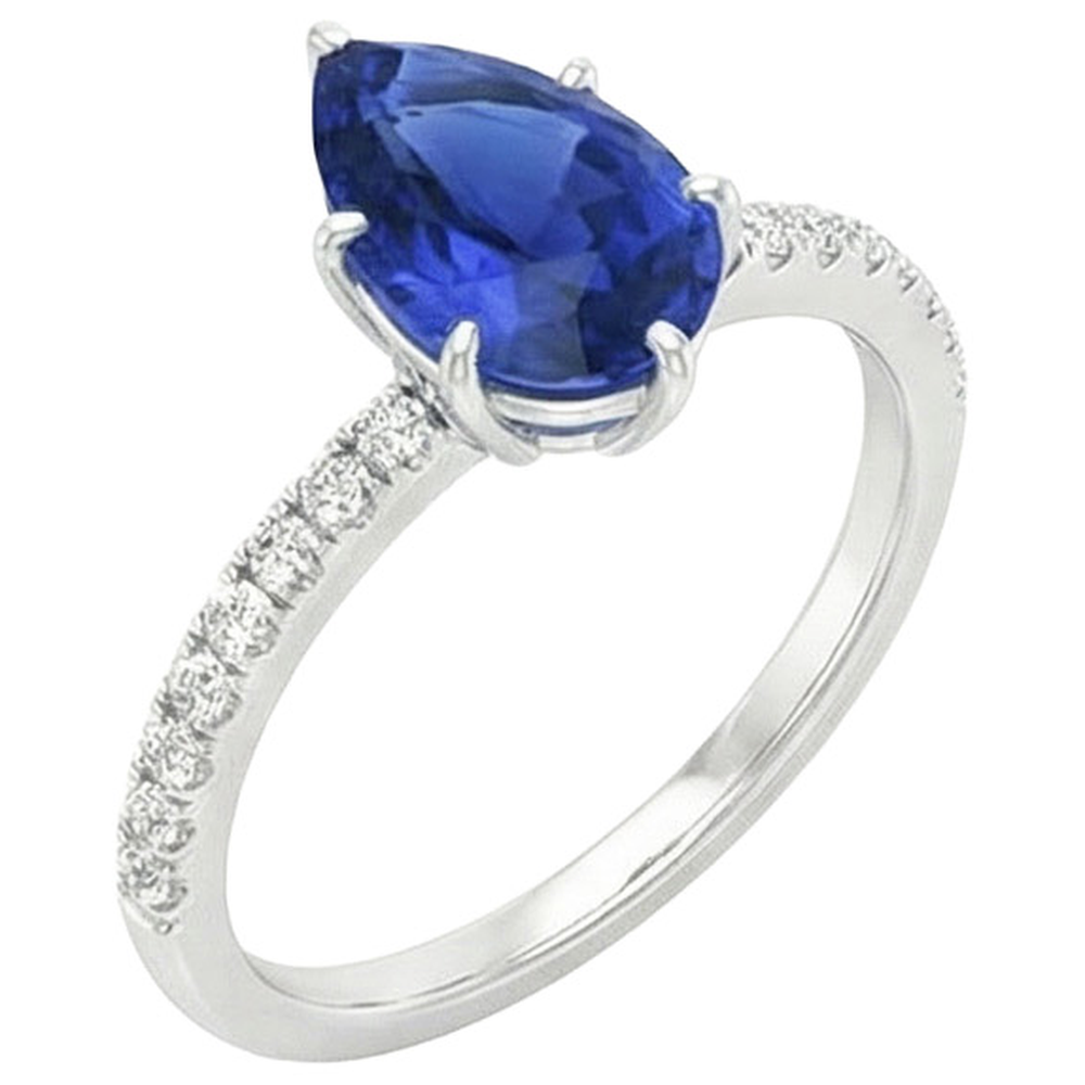 echter round diamant 3.75Karat ring Detailansicht