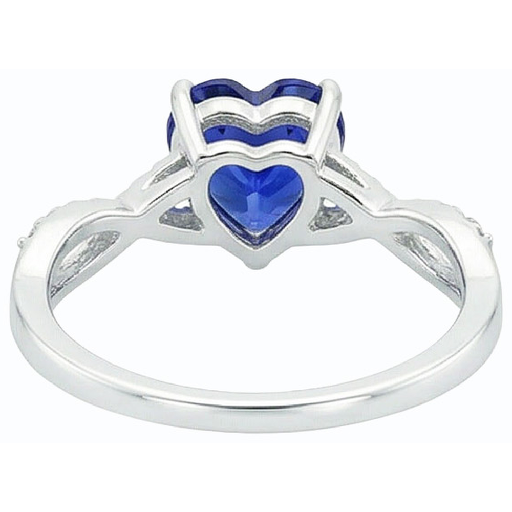 echter round diamant 2Karat ring Seitenansicht