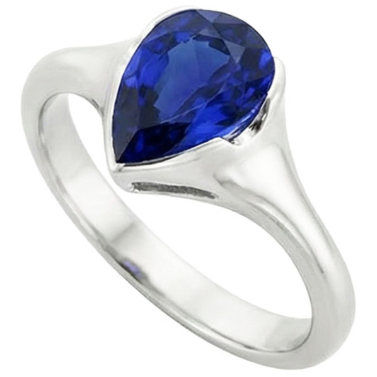 echter round diamant 3Karat ring Vorderansicht