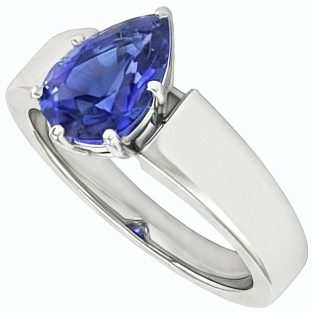 echter round diamant 1.50Karat ring Seitenansicht