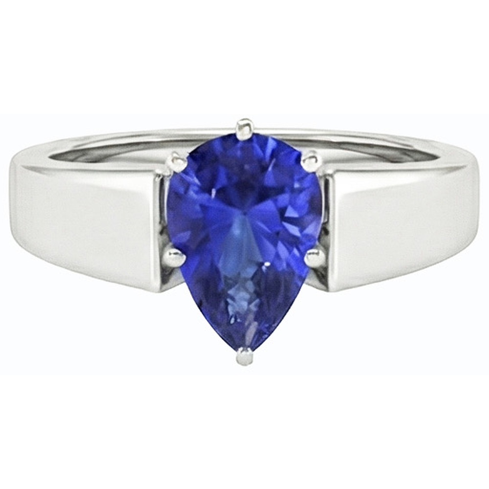 echter round diamant 1.50Karat ring Draufsicht