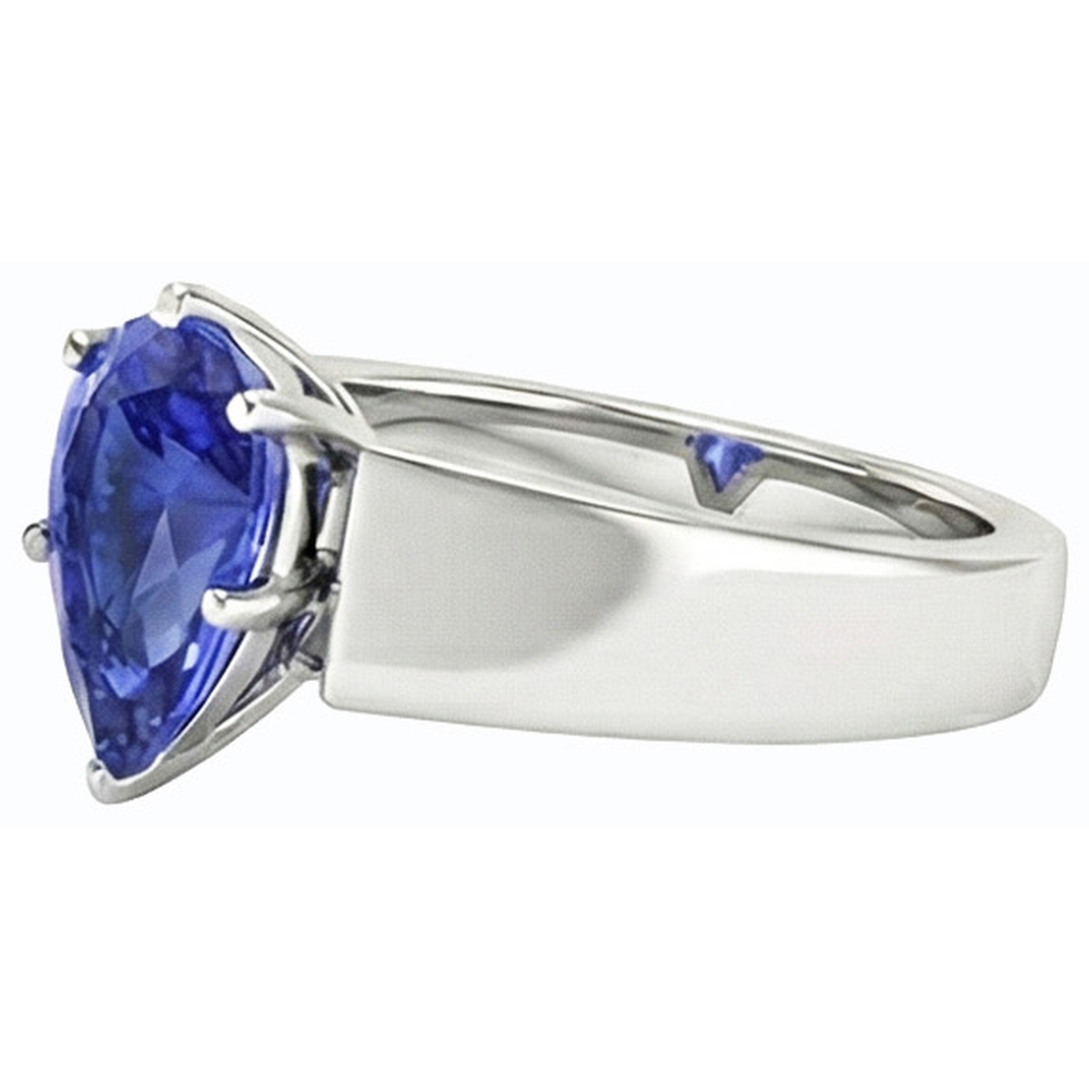 echter round diamant 1.50Karat ring Profilansicht