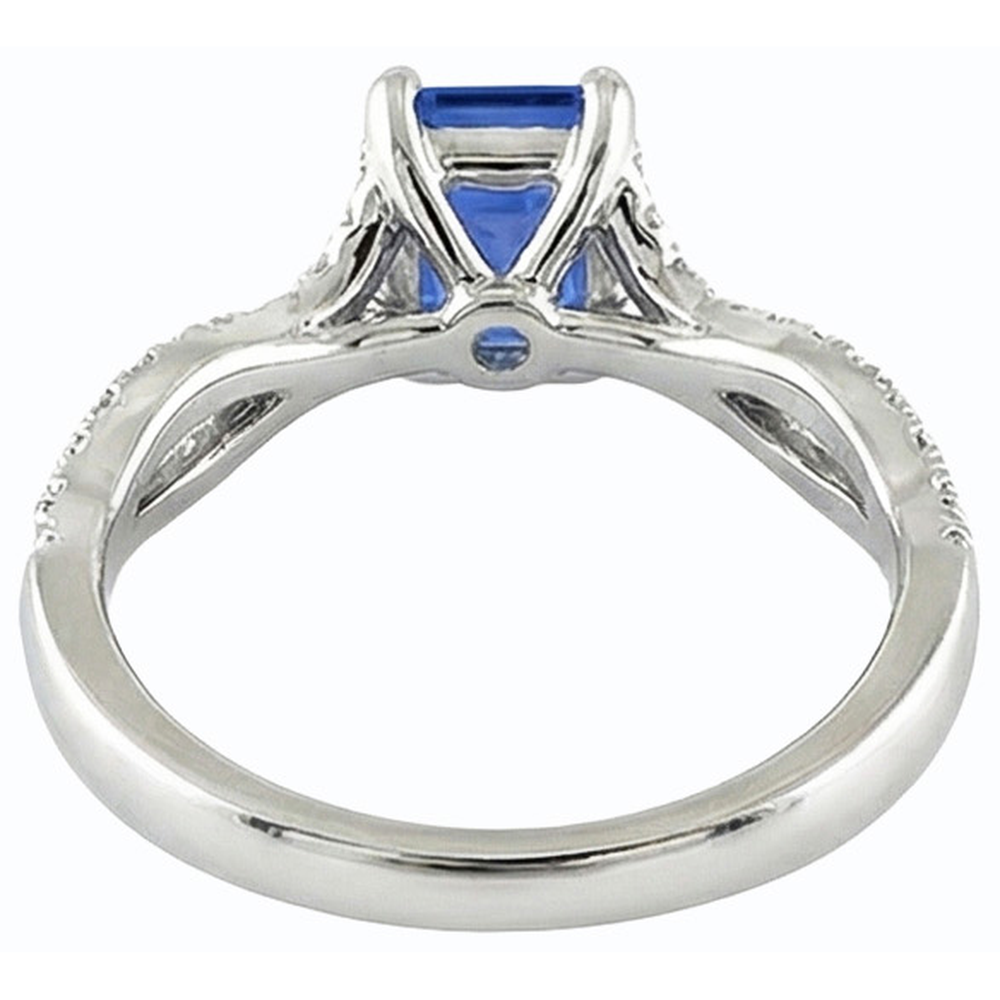 echter baguette diamant 2.50Karat ring Vorderansicht