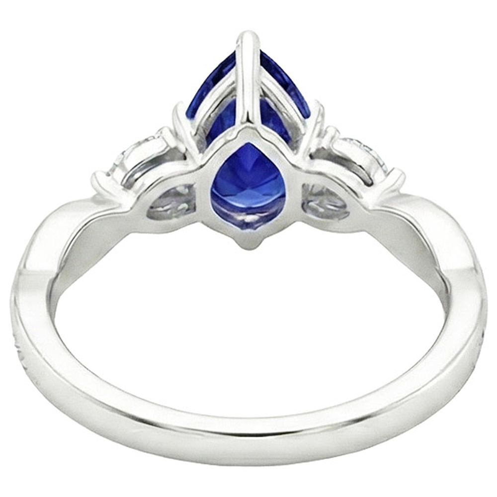 echter marquise diamant 4.50Karat ring Detailansicht