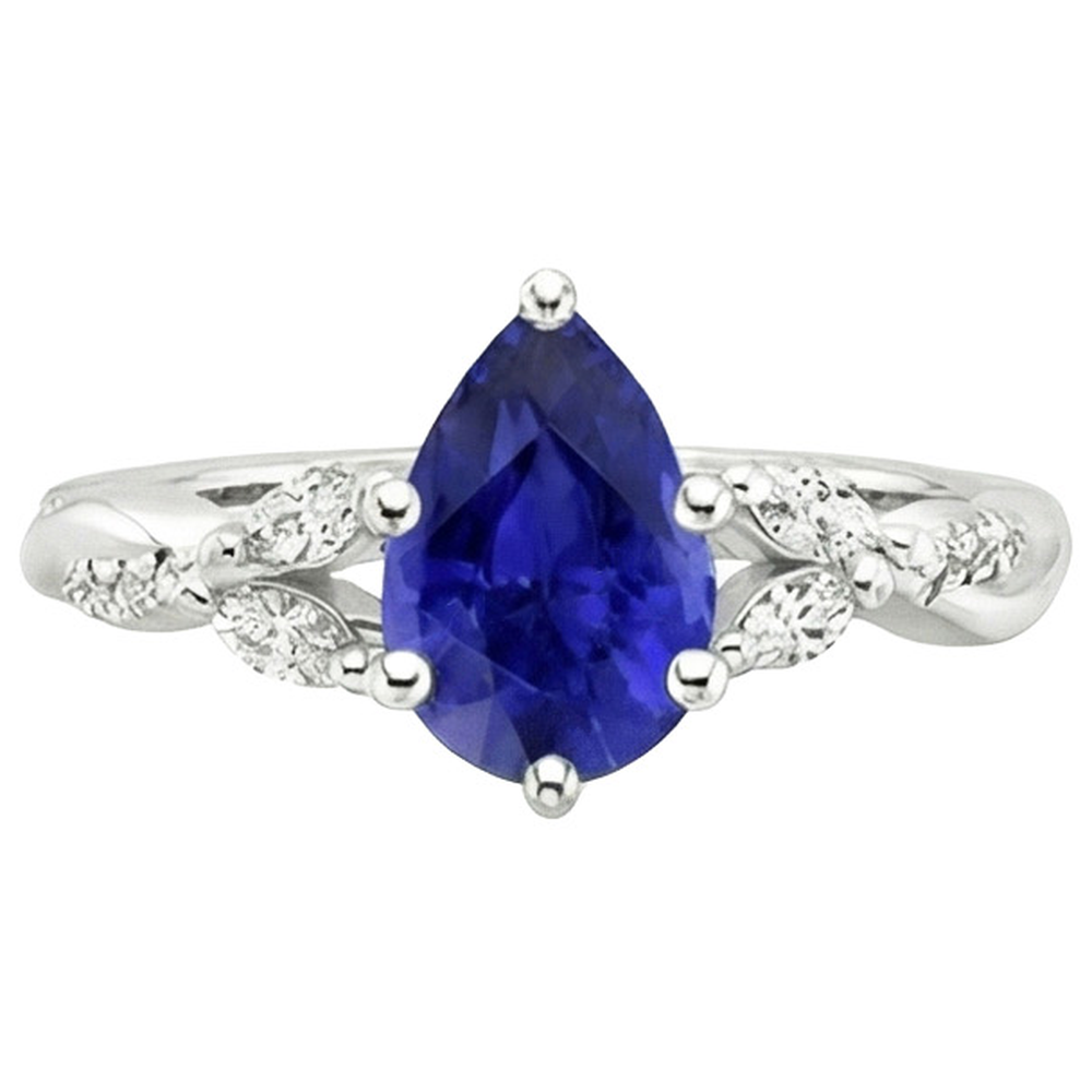 echter marquise diamant 4.50Karat ring Profilansicht