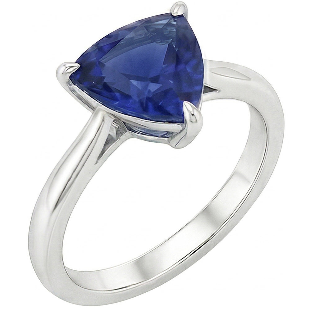 echter trillion diamant 1.50Karat ring Vorderansicht