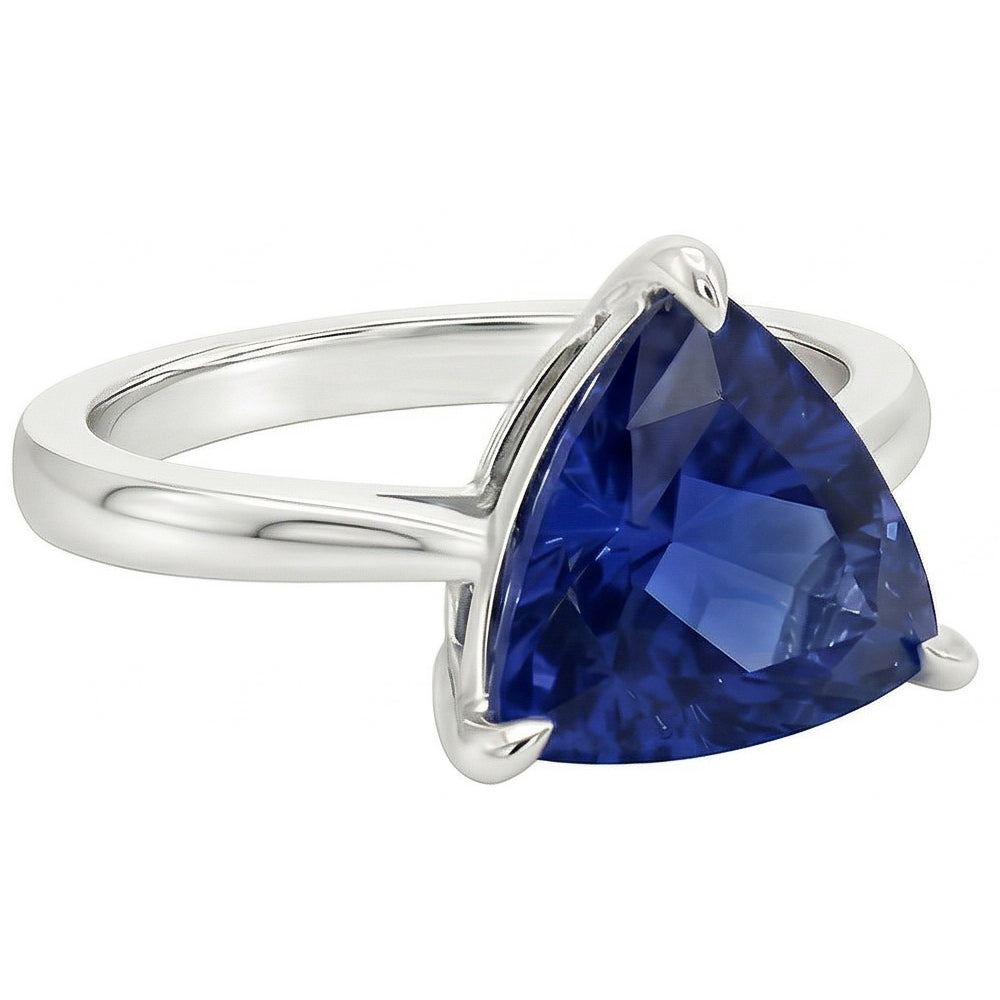 echter trillion diamant 1.50Karat ring Draufsicht