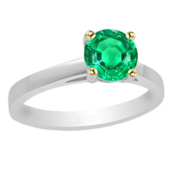 Smaragd Schmuckstein-Ring – GIA-Geprüft 2 Karat 14 Karat