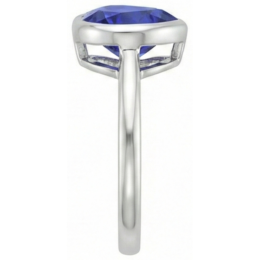 echter round diamant 2.50Karat ring Profilansicht