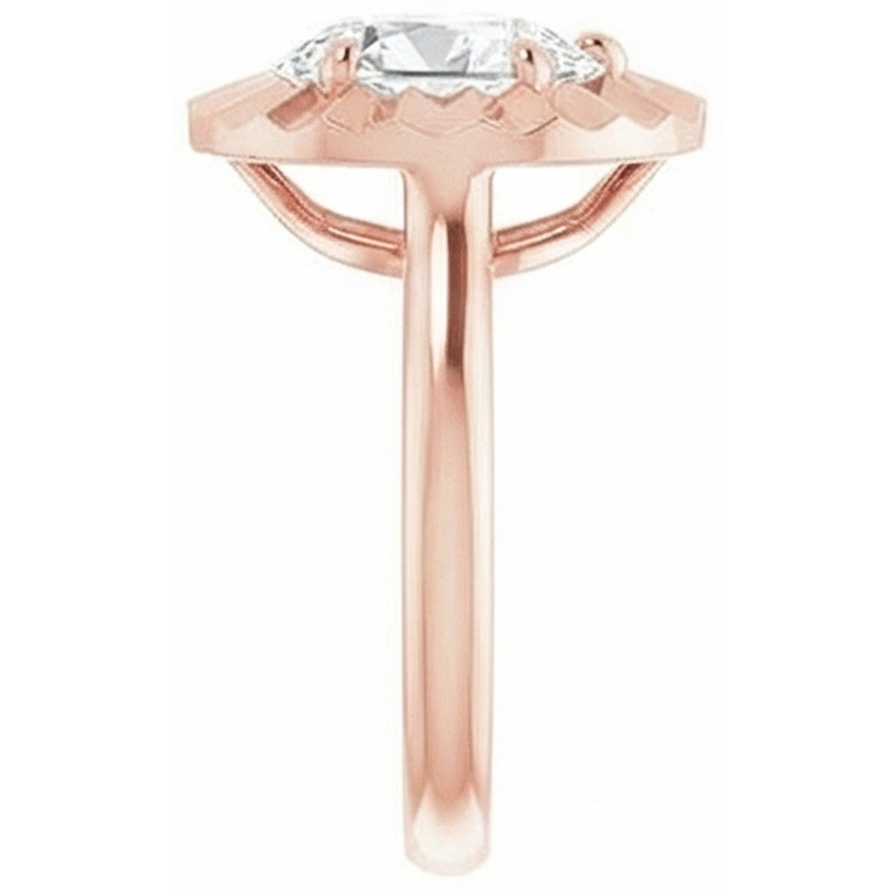 echter pear diamant 2.15Karat ring Detailansicht