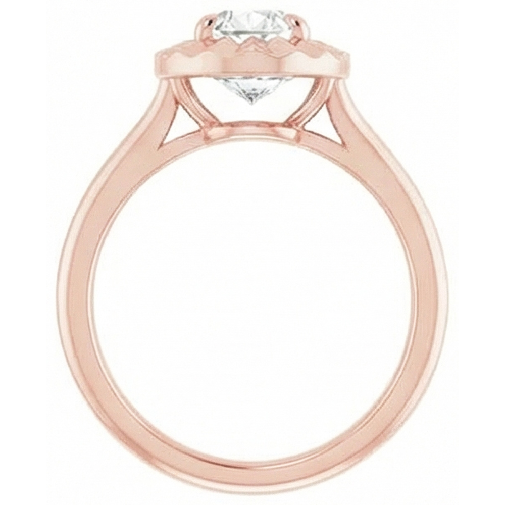 echter pear diamant 2.15Karat ring Draufsicht