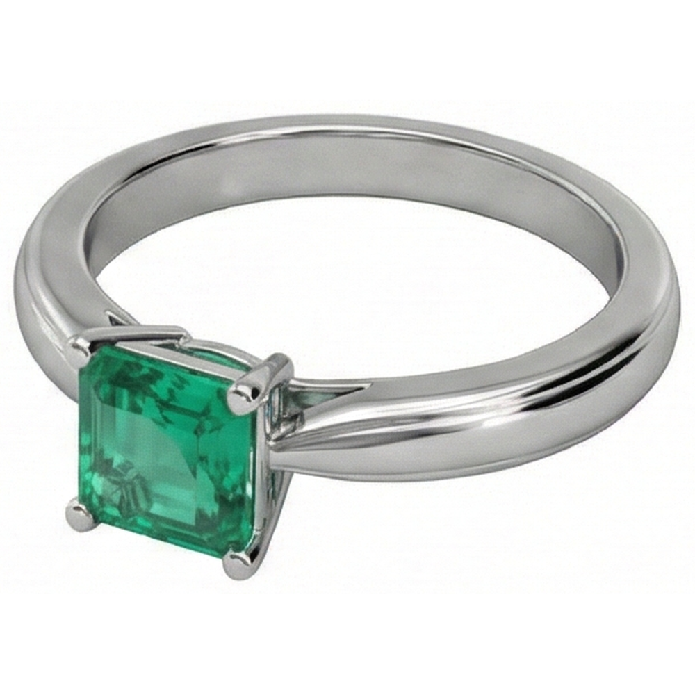echter princess diamant 2.50Karat ring Draufsicht