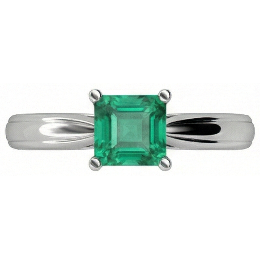 echter princess diamant 2.50Karat ring Seitenansicht