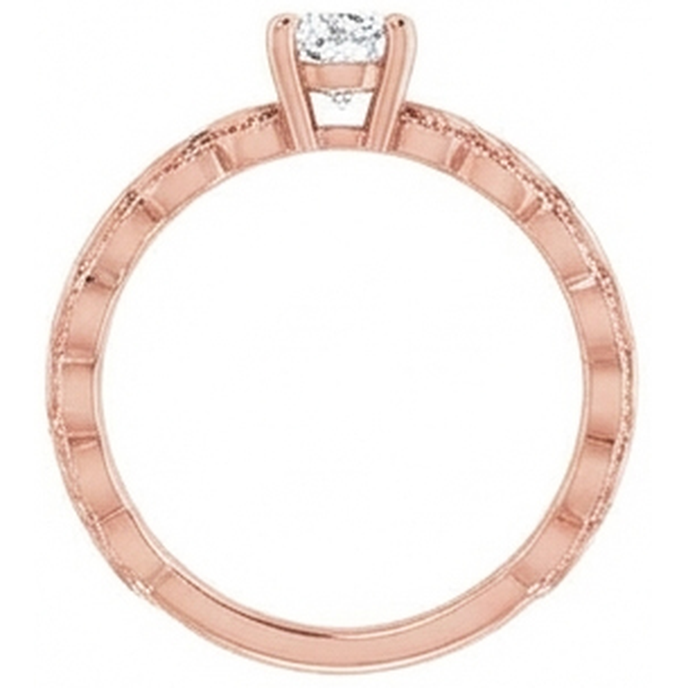 echter pear diamant 1.50Karat ring Seitenansicht