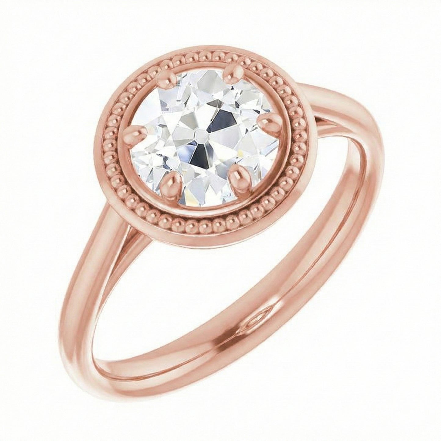 echter round diamant 2.50Karat ring Seitenansicht