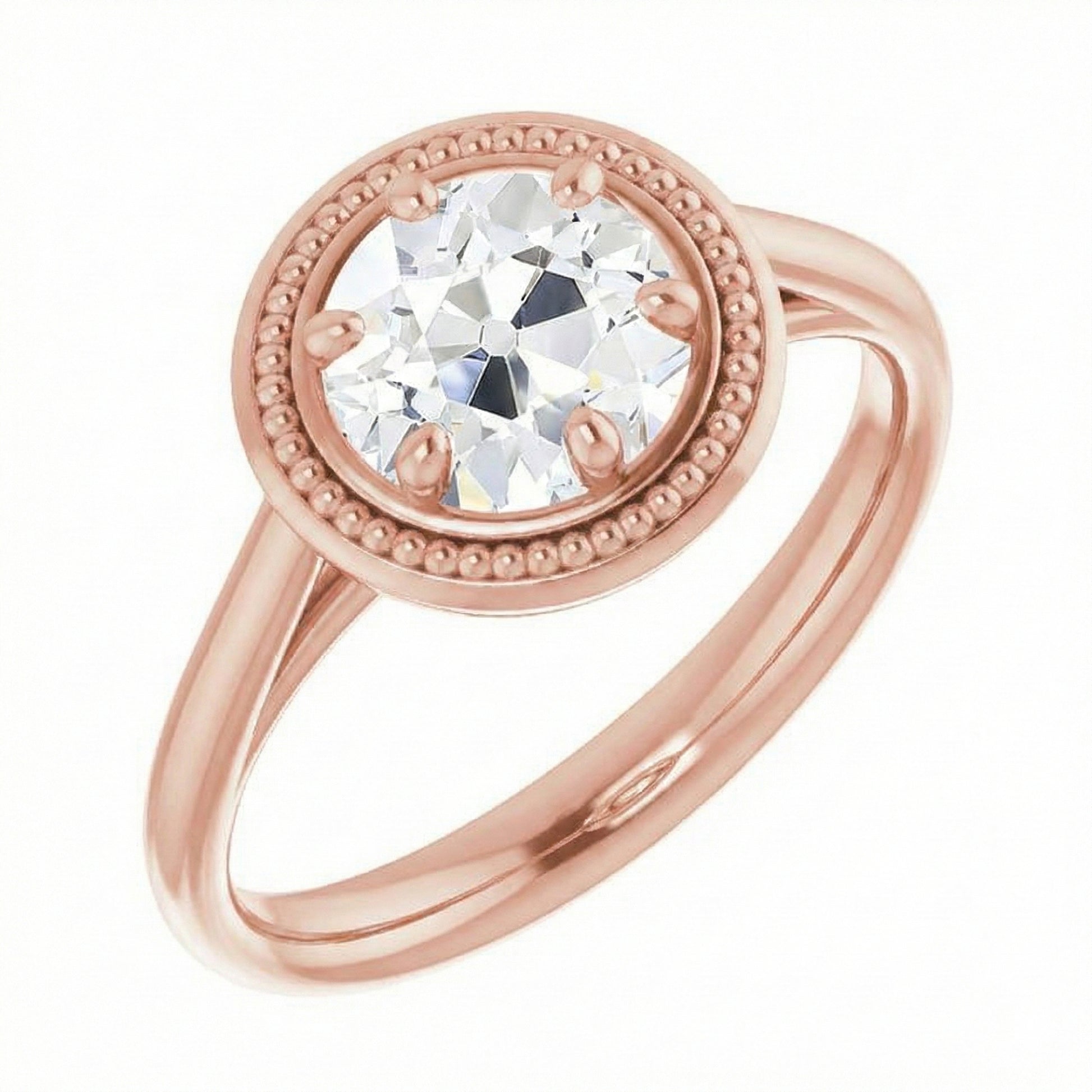 echter round diamant 2.50Karat ring Seitenansicht