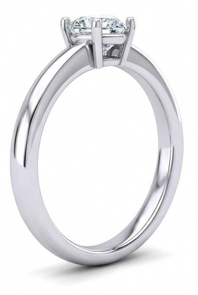 echter heart diamant 1.75Karat ring Profilansicht