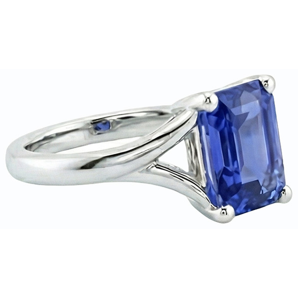 echter round diamant 2Karat ring Draufsicht