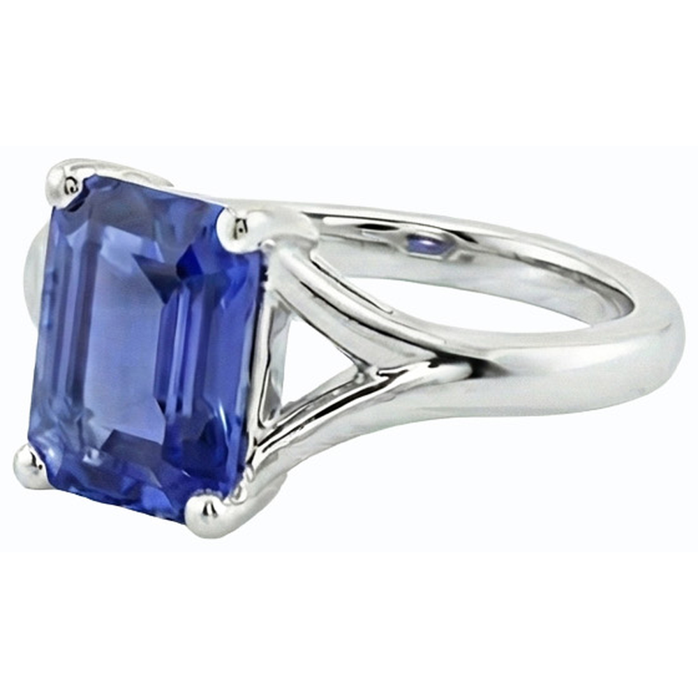 echter round diamant 2Karat ring Profilansicht