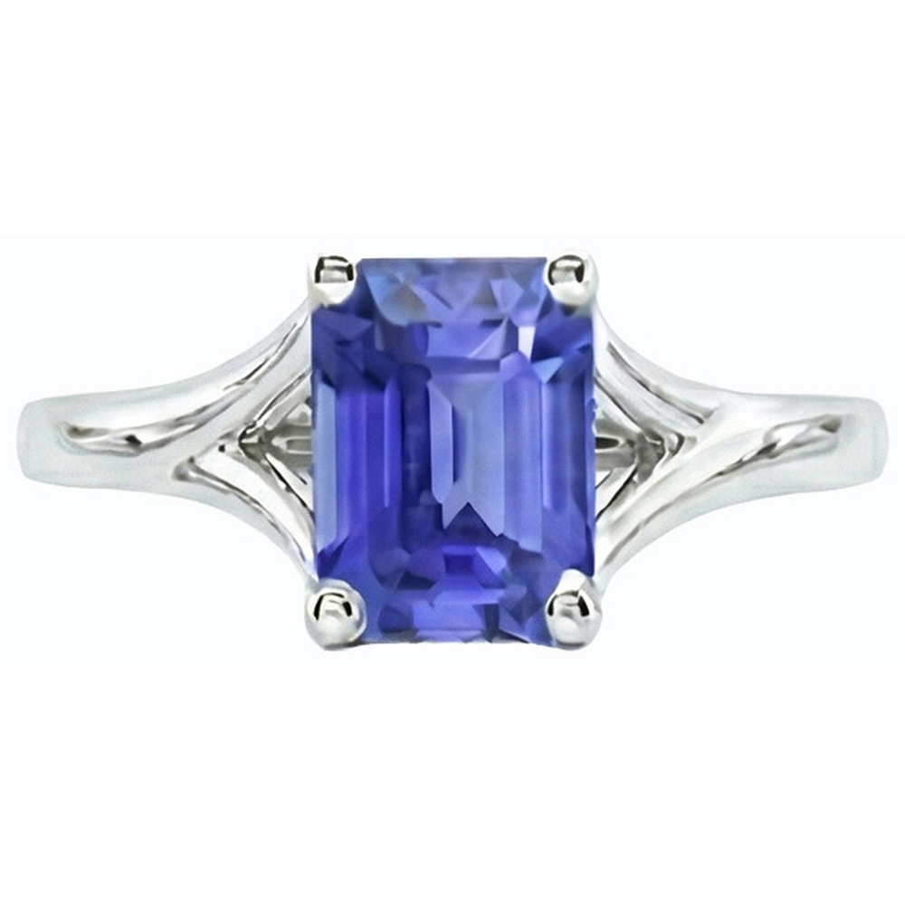echter round diamant 2Karat ring auf Weiß