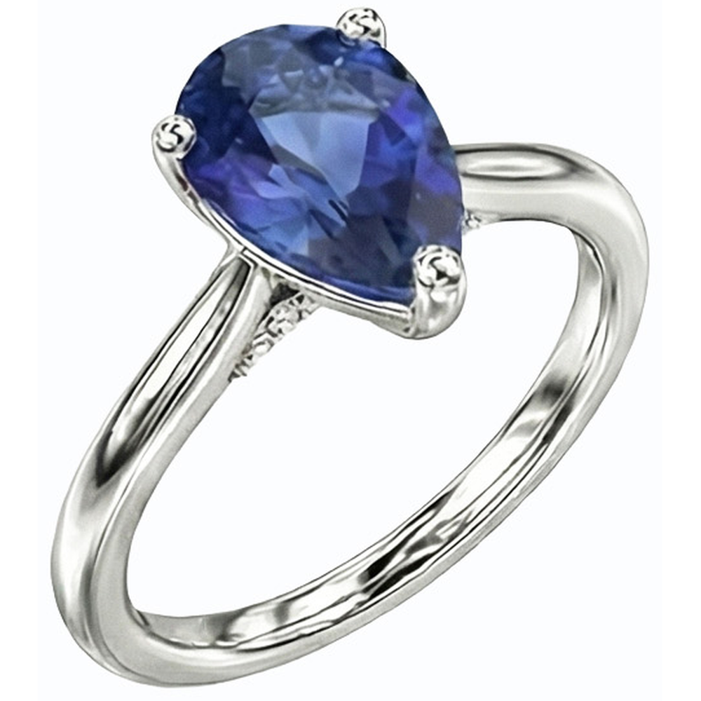 echter round diamant 2.50Karat ring Seitenansicht