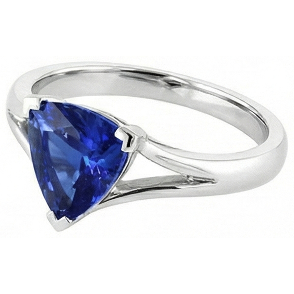 echter trillion diamant 1.50Karat ring Detailansicht