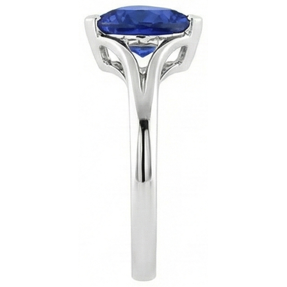 echter trillion diamant 1.50Karat ring Profilansicht