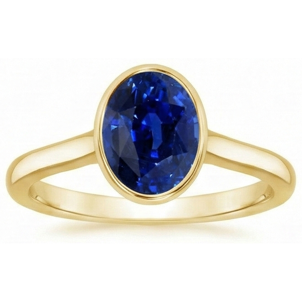 echter oval diamant 2.50Karat ring Detailansicht