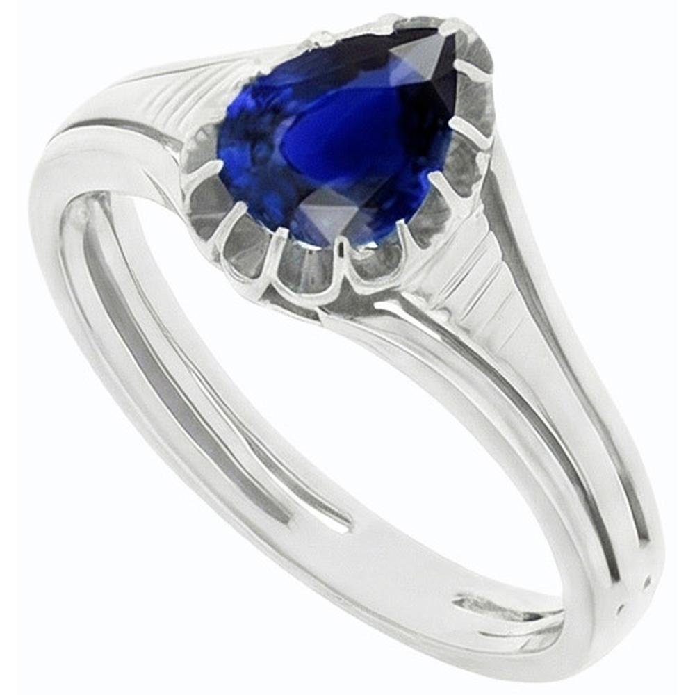 echter round diamant 2Karat ring Draufsicht