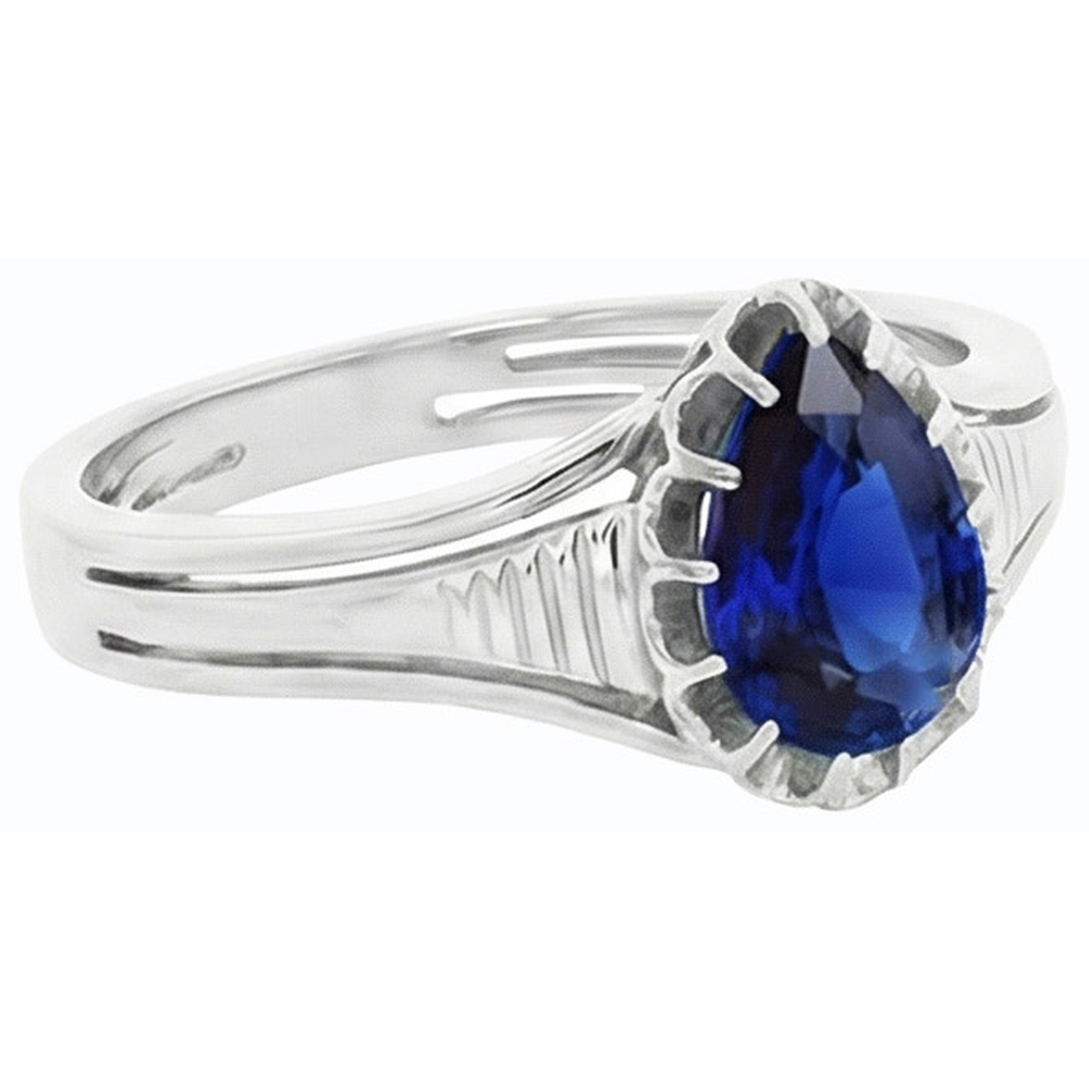 echter round diamant 2Karat ring Profilansicht