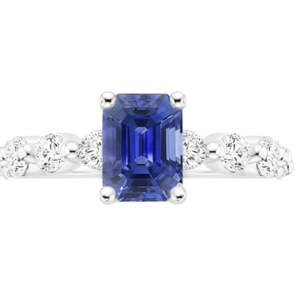echter marquise diamant 4.25Karat ring Profilansicht