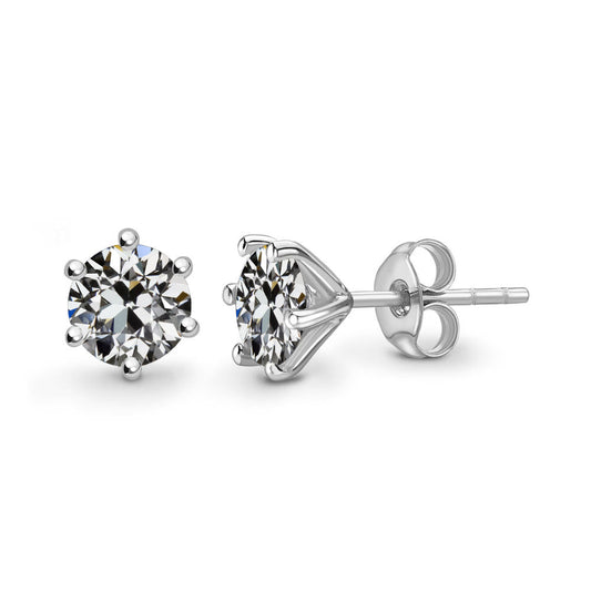 Diamant Ohrhänger 3-Karat 14K Weißgold – Hauptansicht