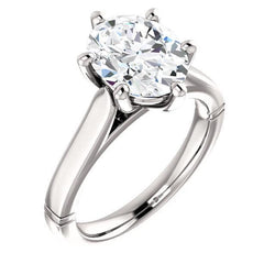 Solitaire Echt Diamantring 3,50 Karat Schmuck Neu