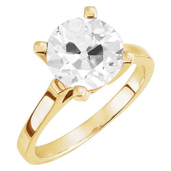 Funkelnder Solitär-Verlobungsring – Diamant 4 Karat |
