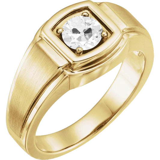 Maßgefertigter Solitär-Ring 1,50 Karat – Hauptansicht