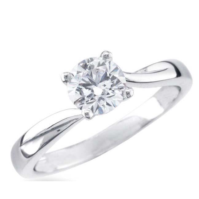 Solitaire Sparkling Brillant Cut 1,75 Karat Natürliche Diamant-Verlobungsring