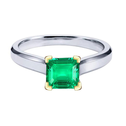 Natürlicher GIA-Zertifiziert Smaragd Schmuckstein-Ring 2,50 Karat