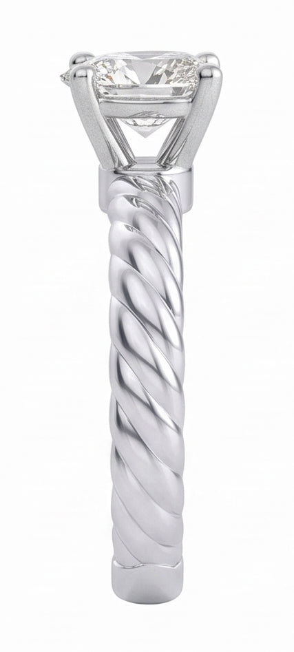 echter pear diamant 1.50Karat ring auf Weiß