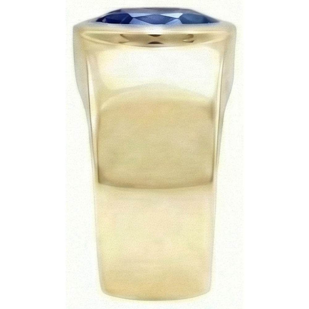 echter oval diamant 2Karat ring Draufsicht
