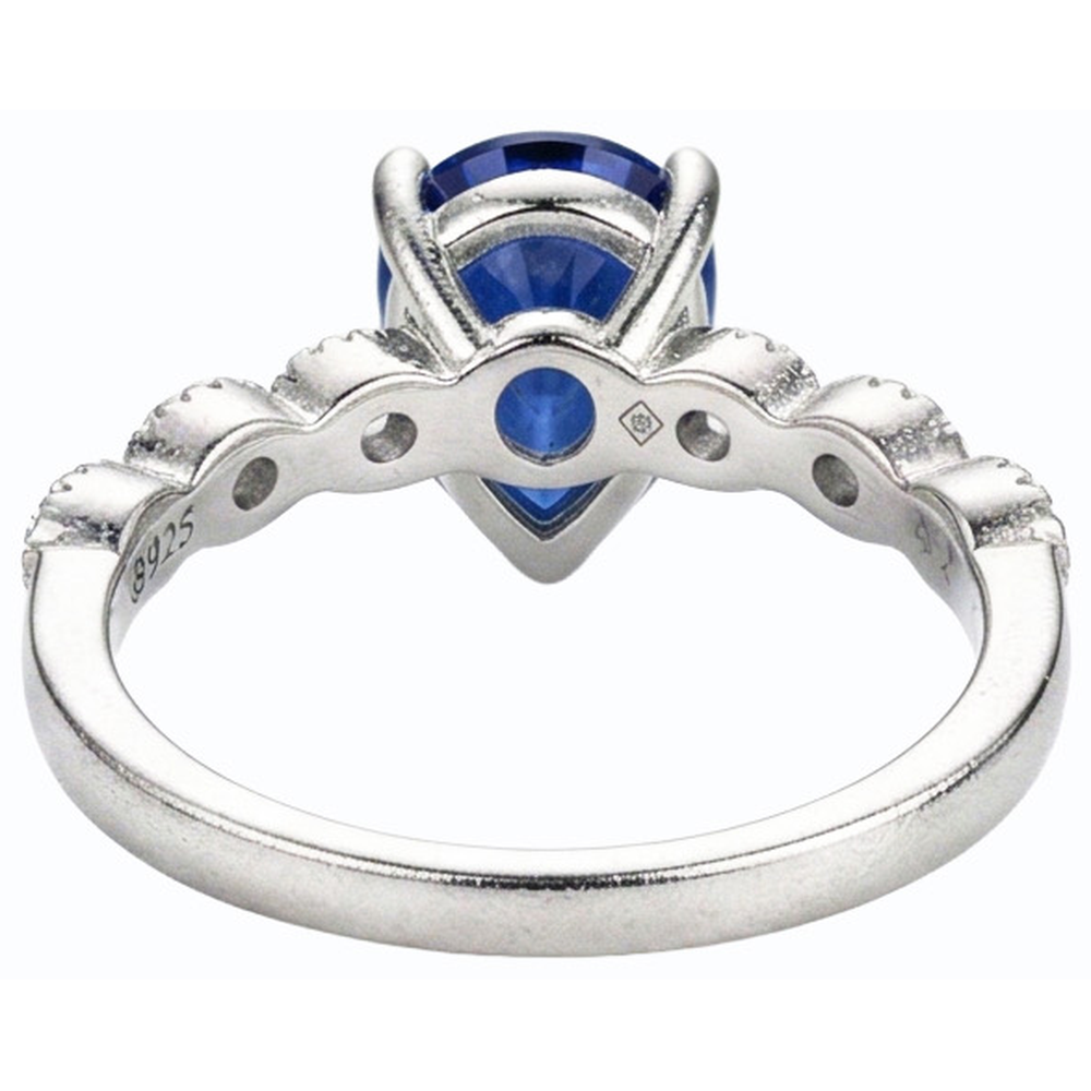 echter round diamant 3.50Karat ring Seitenansicht