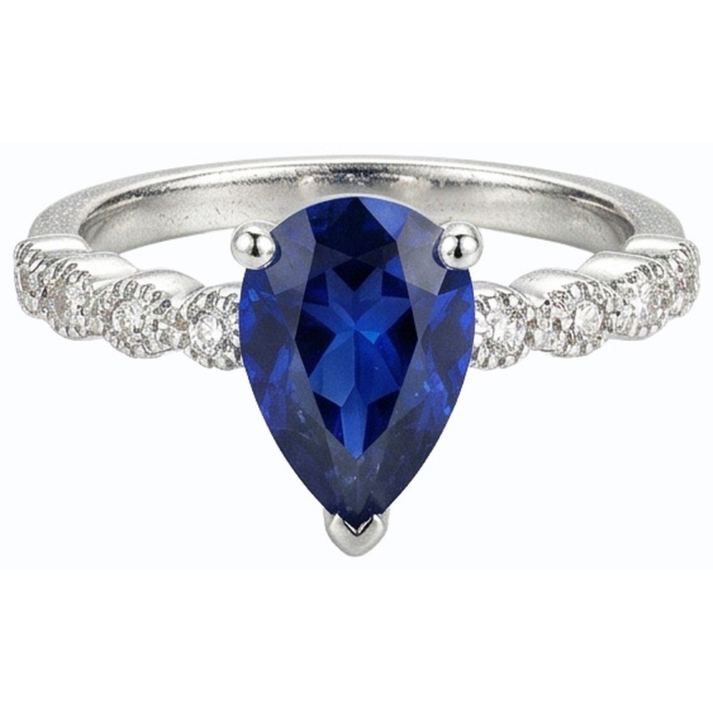 echter round diamant 3.50Karat ring auf Weiß