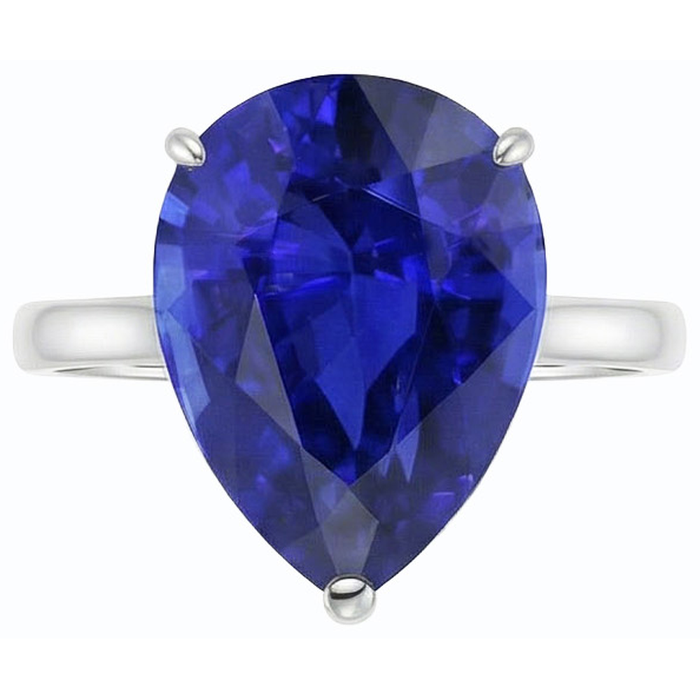 echter oval diamant 4Karat ring Seitenansicht