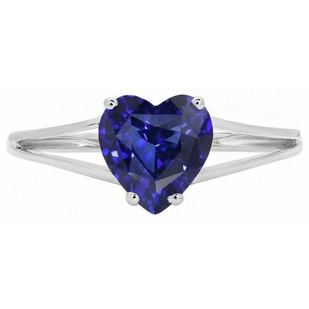 echter round diamant 2.50Karat ring Seitenansicht