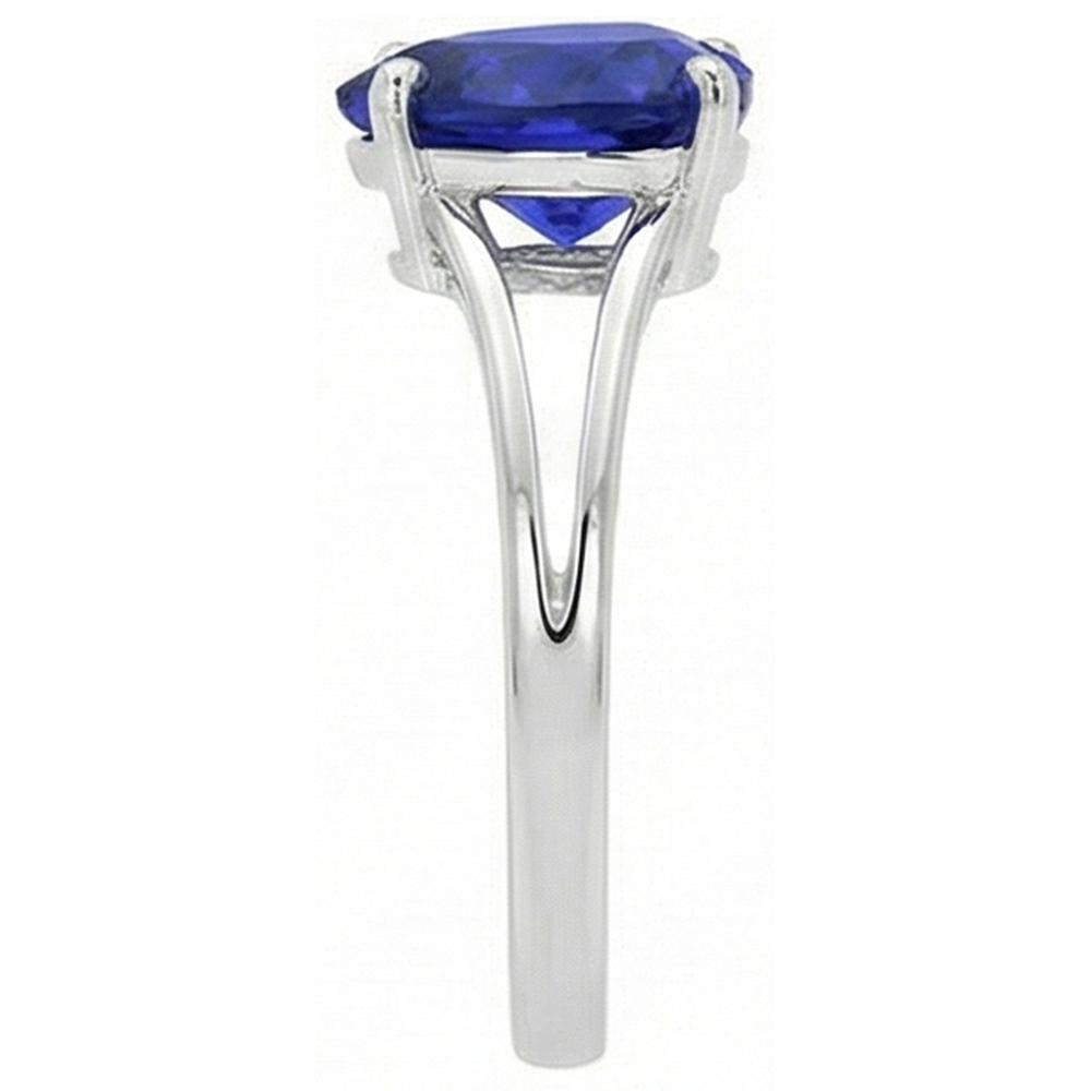 echter round diamant 2.50Karat ring Draufsicht