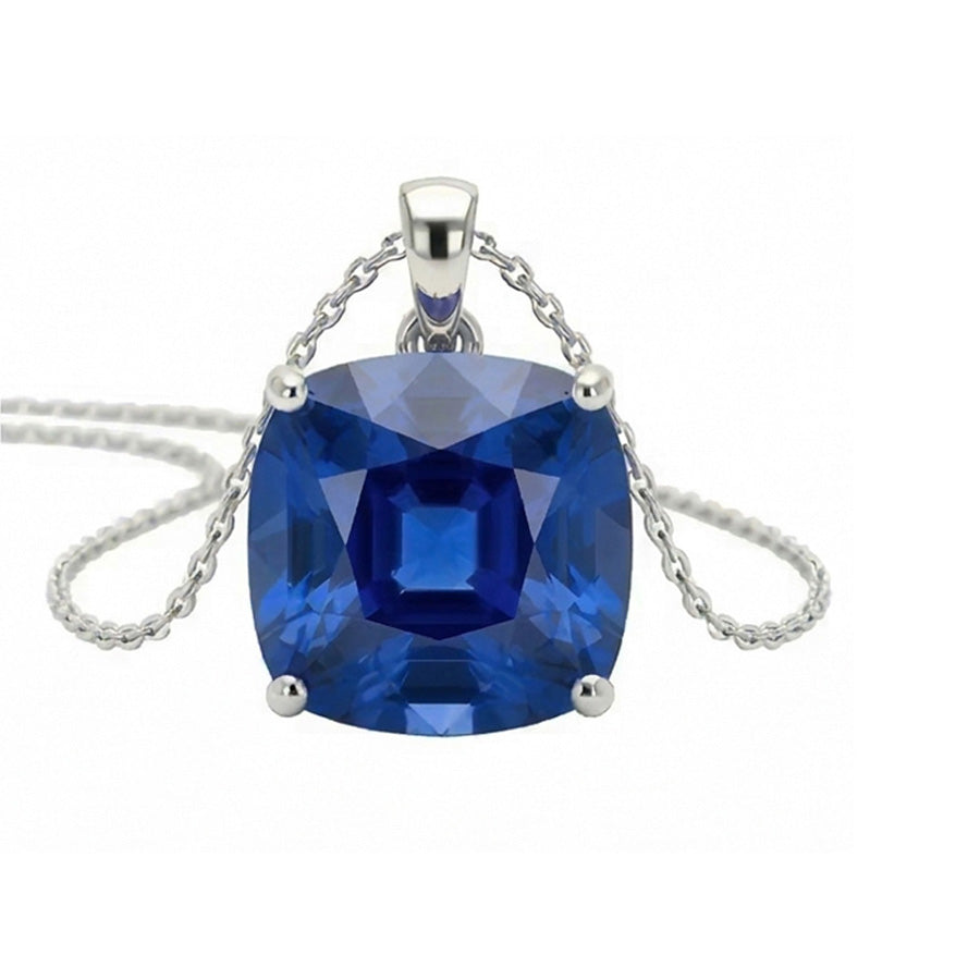 echter round diamant 5.50Karat anhänger Seitenansicht