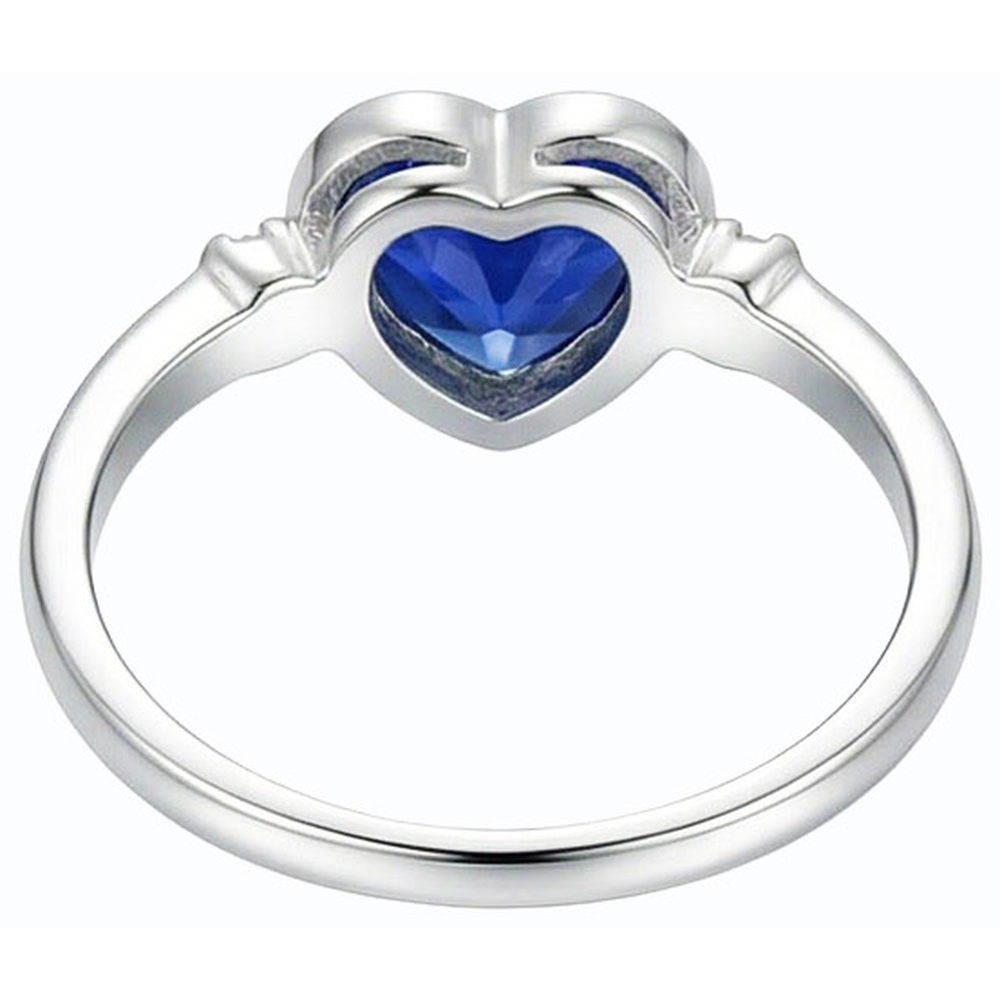 echter round diamant 2Karat ring auf Weiß