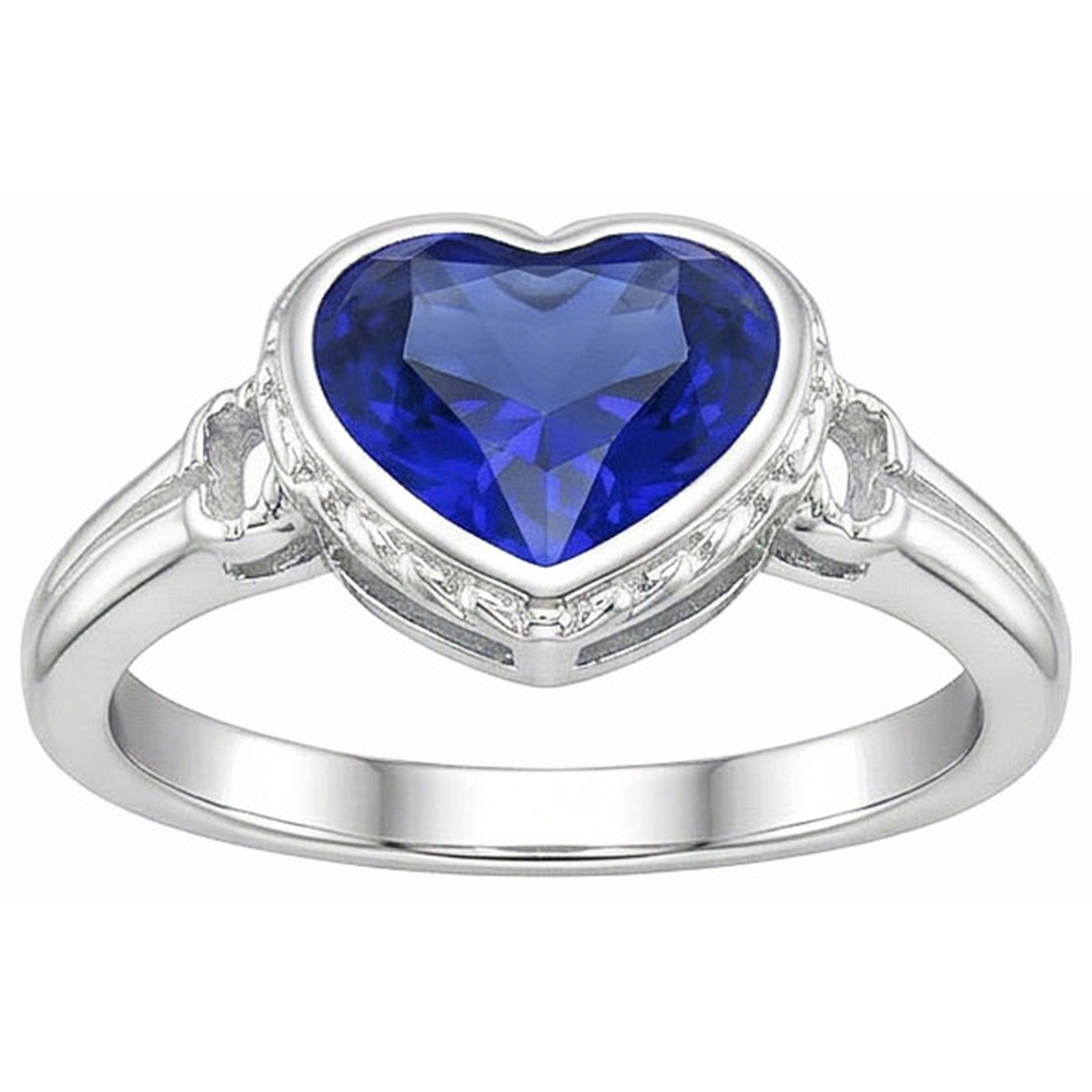 echter round diamant 2Karat ring Draufsicht
