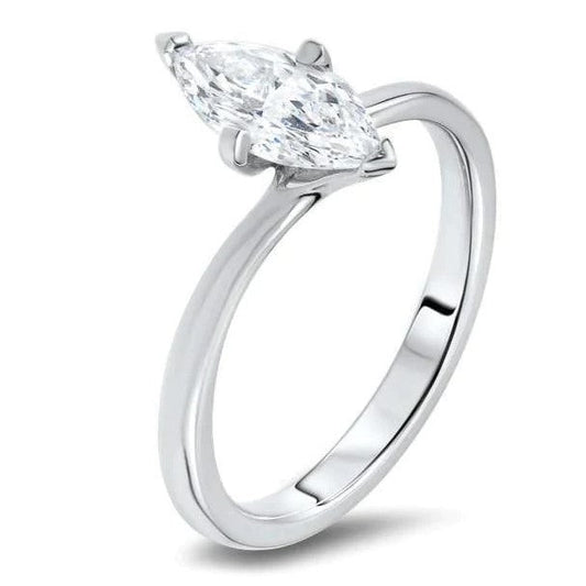 echter marquise diamant 1.60Karat ring Vorderansicht