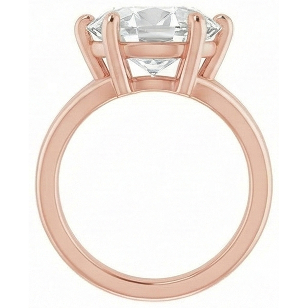 echter oval diamant 8.50Karat ring Draufsicht
